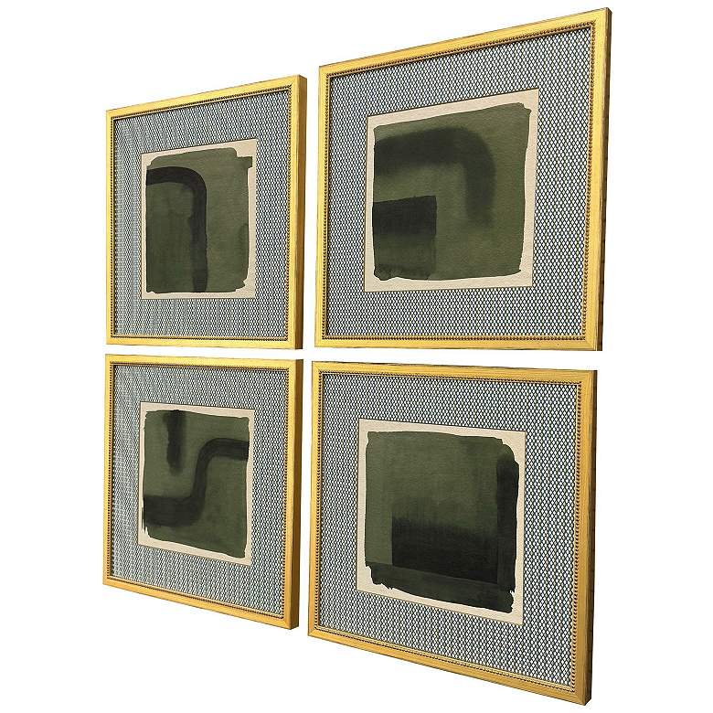 Image 3 Marsh and Sod 16"W x 16"H Framed Art - Set of 4 more views