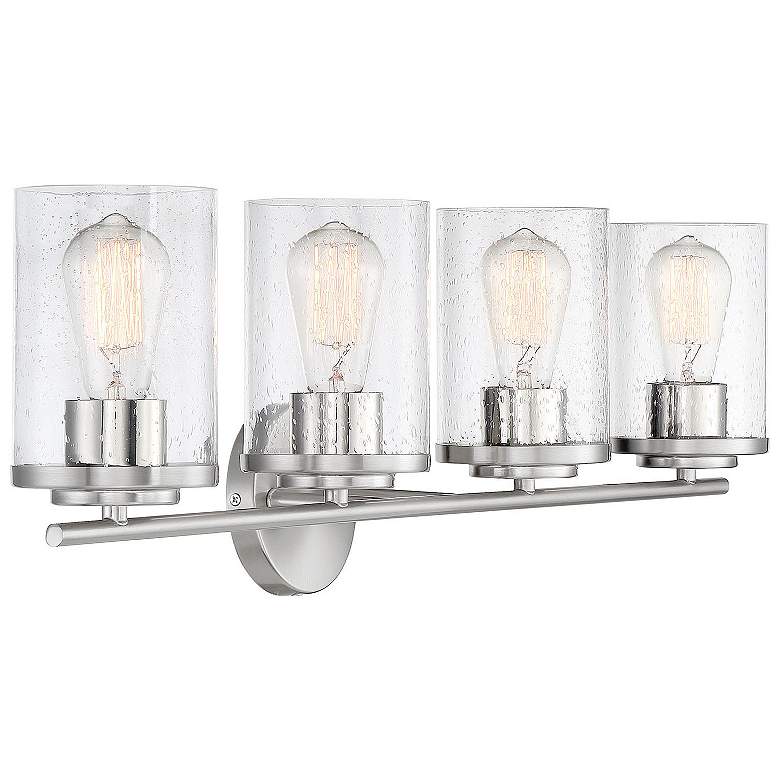 Image 4 Marshall 31 1/4" Wide Polished Chrome 4-Light Bath Light more views