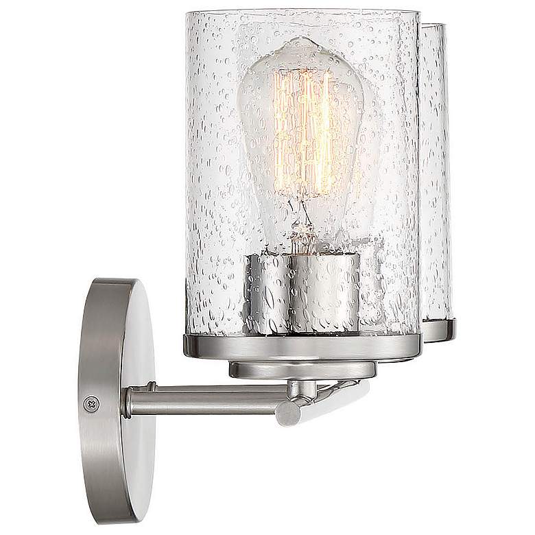 Image 3 Marshall 9 1/2"H Polished Chrome 2-Light Wall Sconce more views