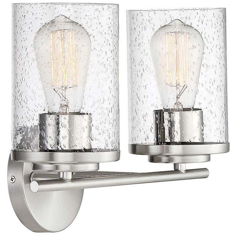 Image 4 Marshall 9 1/2"H Polished Chrome 2-Light Wall Sconce more views