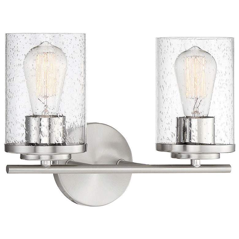 Image 5 Marshall 9 1/2"H Polished Chrome 2-Light Wall Sconce more views