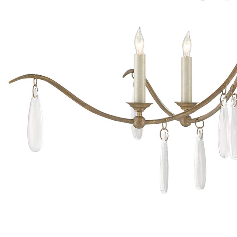Image 3 Marshallia 38" Wide Rustic Gold 5-Light Chandelier more views