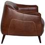 Martel Tan Leather Club Chair
