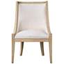 Martha Stewart 24" Wide Nailhead Trim Beige Dining Chair