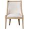 Martha Stewart 24" Wide Nailhead Trim Beige Dining Chair