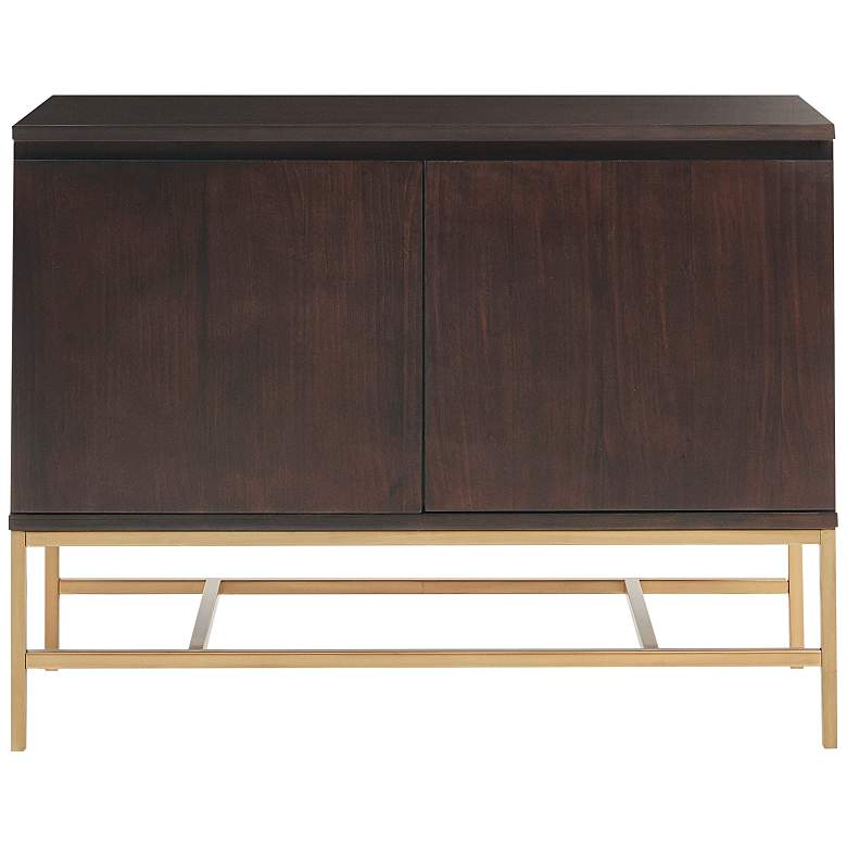 Image 6 Martha Stewart Allister 40" Wide Morocco Wood 2-Door Accent Cabinet more views