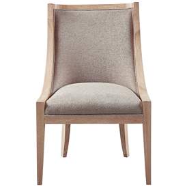 Image2 of Martha Stewart Bedford Linen Fabric Dining Chair
