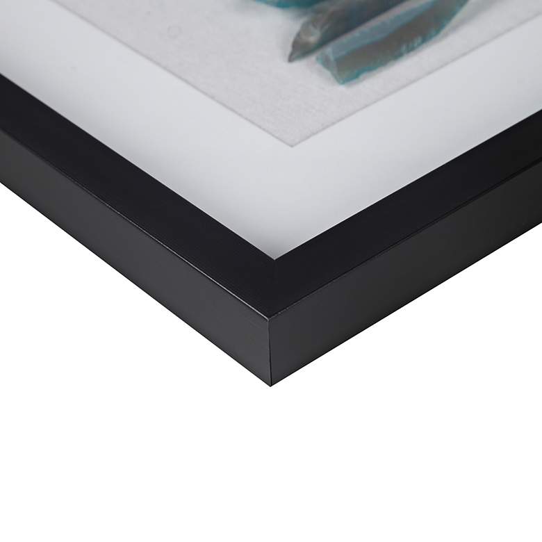 Image 7 Martha Stewart Blue Cerulean Stones Framed Shadowbox Wall Decor Panel more views
