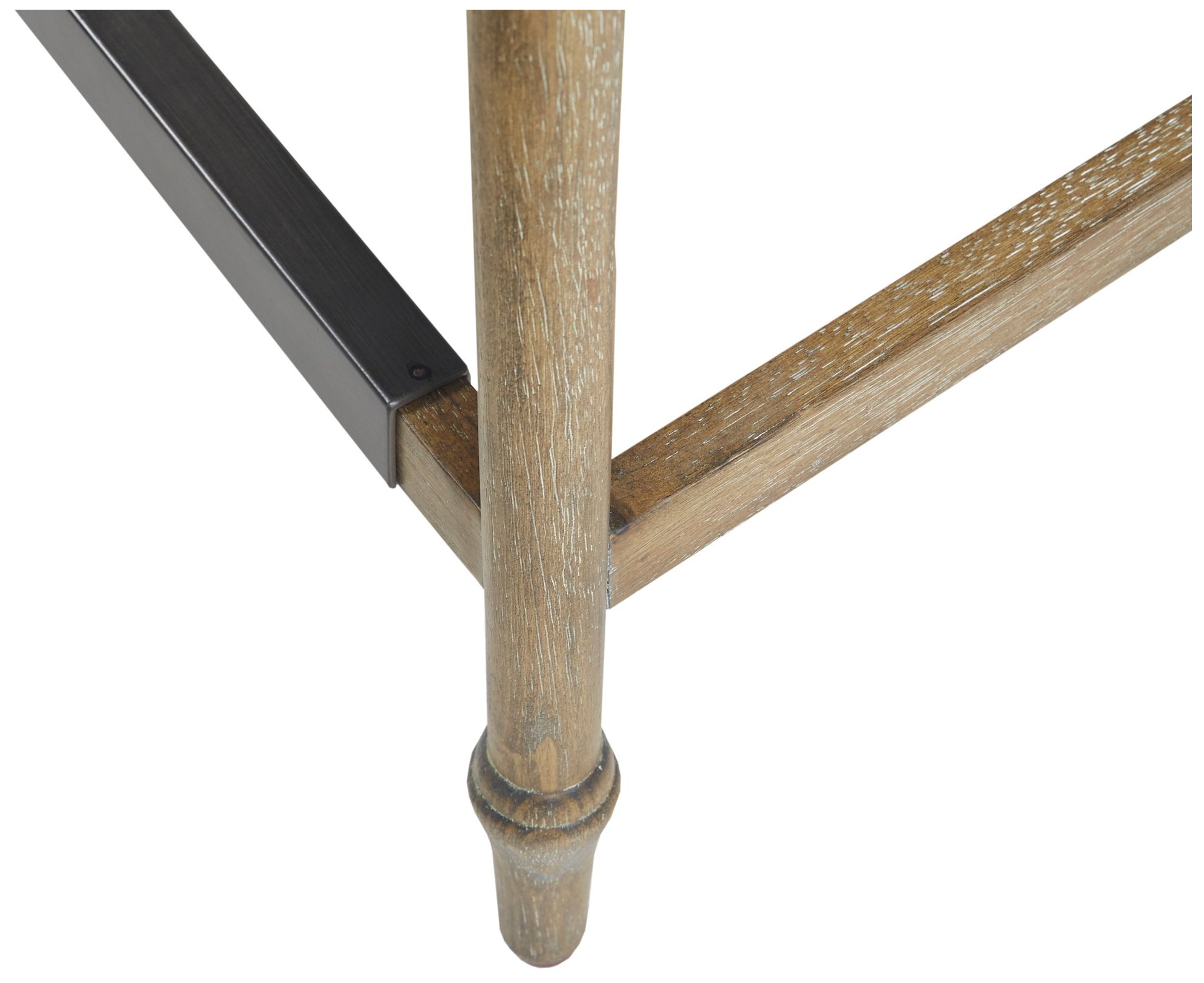 Martha Stewart Blue Delaney 25" Upholstered Counter Stool