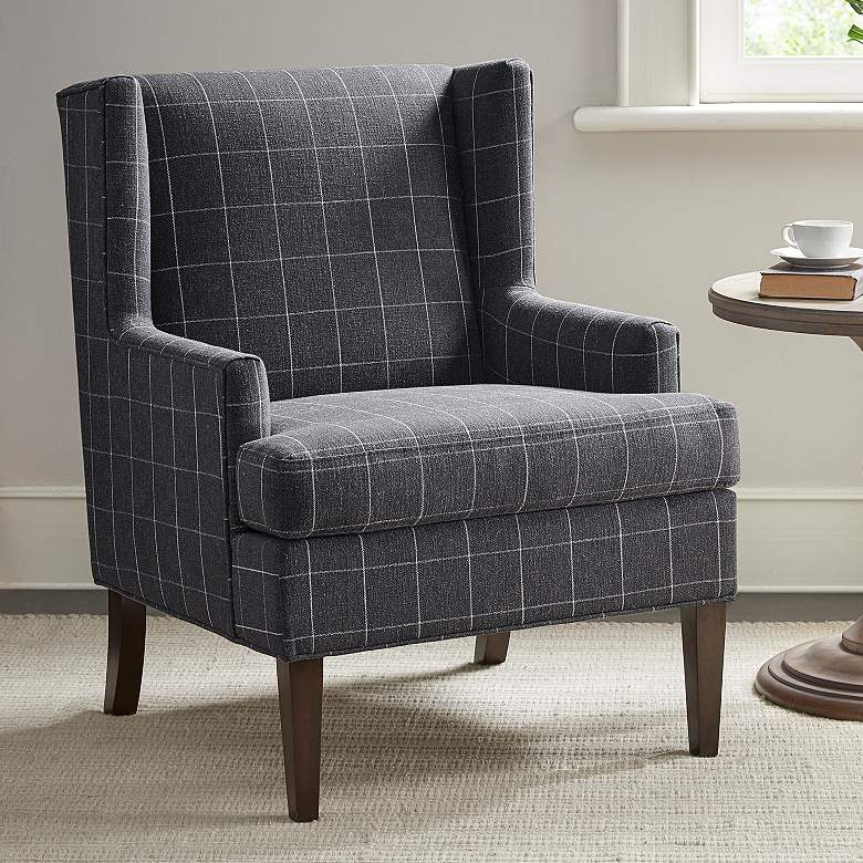 Image 1 Martha Stewart Charcoal Decker Accent Chair