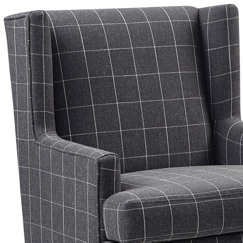 Image 3 Martha Stewart Charcoal Decker Accent Chair more views