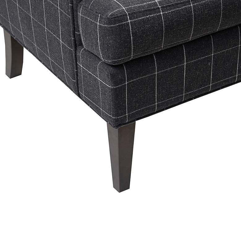 Image 4 Martha Stewart Charcoal Decker Accent Chair more views