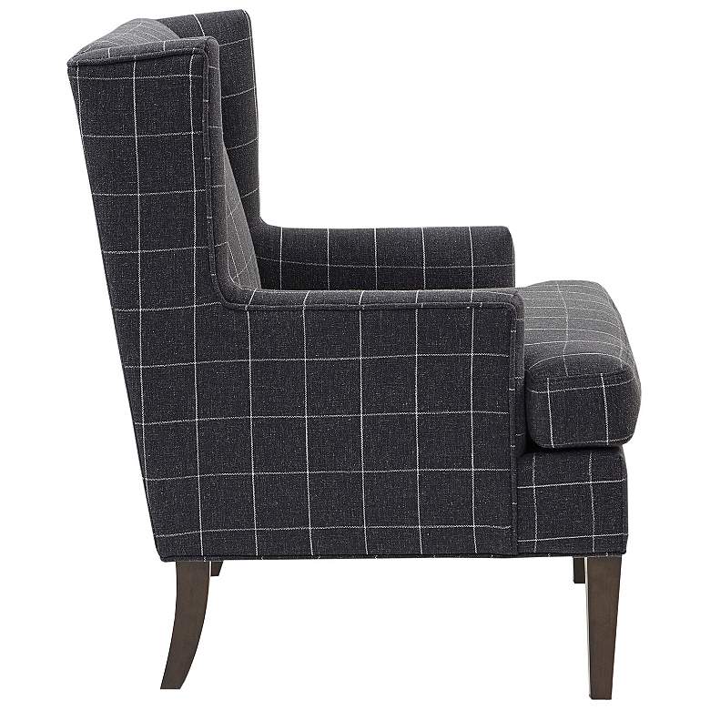 Image 6 Martha Stewart Charcoal Decker Accent Chair more views