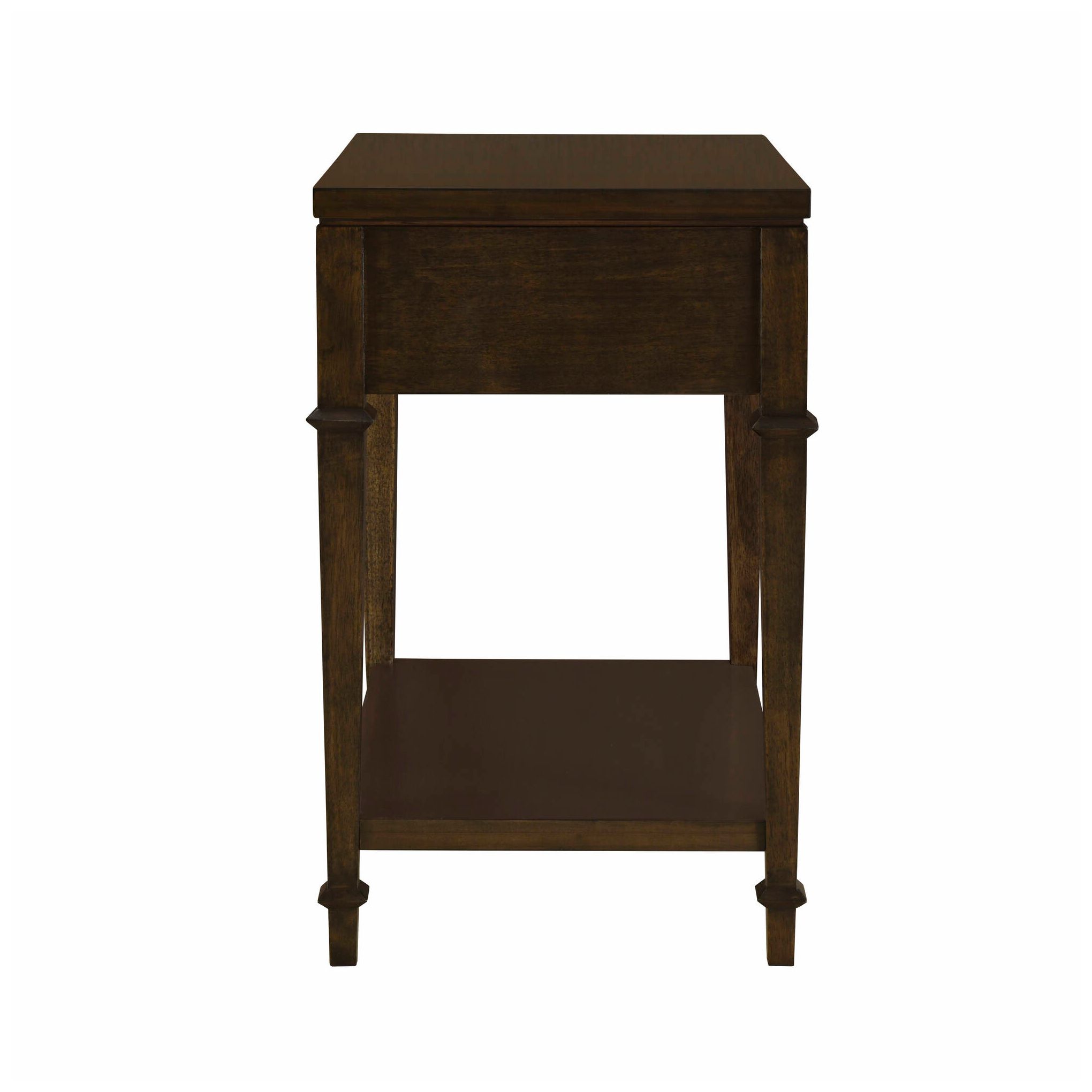 Image 4 Martha Stewart Dark Coffee Kenna Nightstand more views