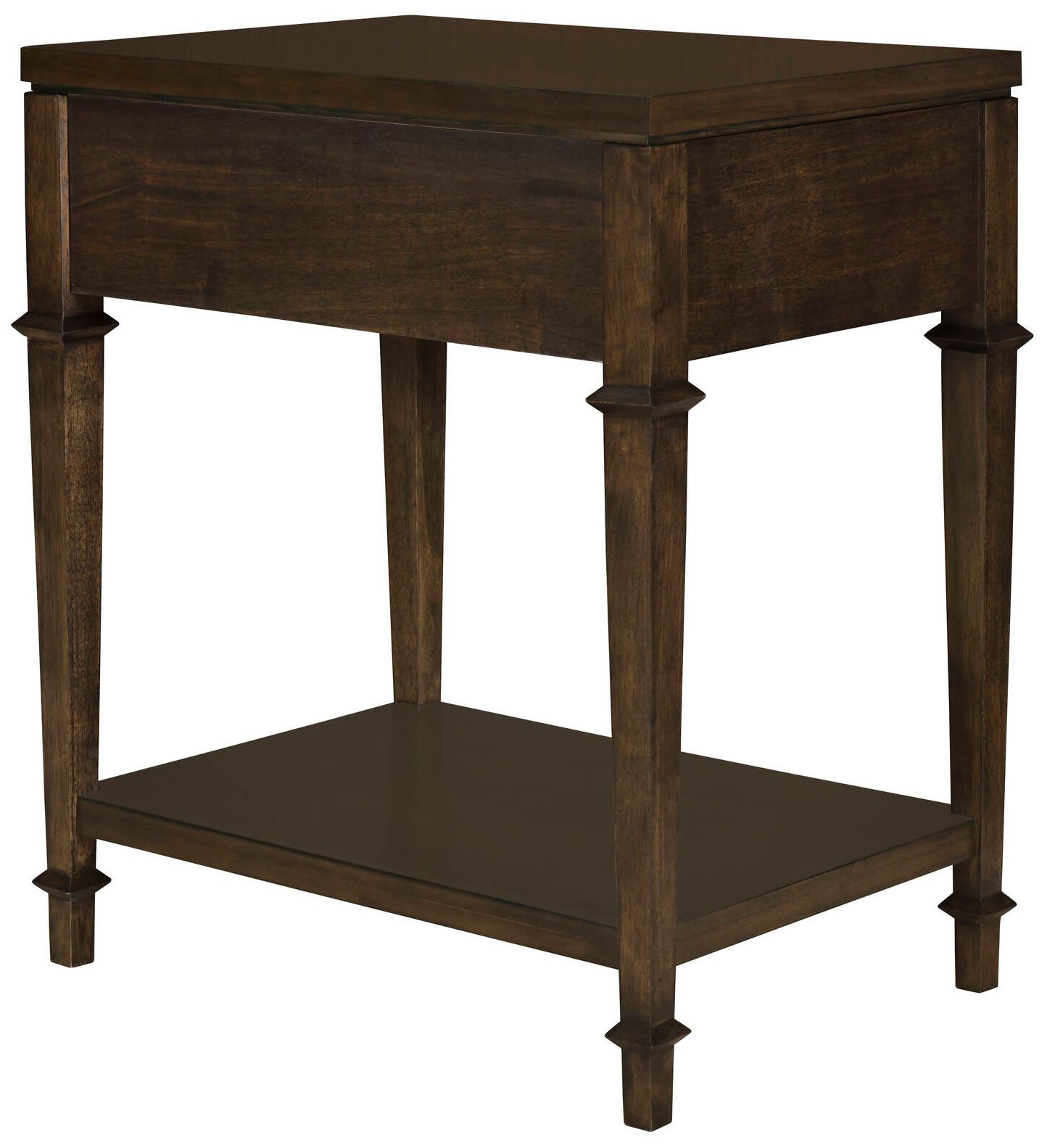 Image 5 Martha Stewart Dark Coffee Kenna Nightstand more views