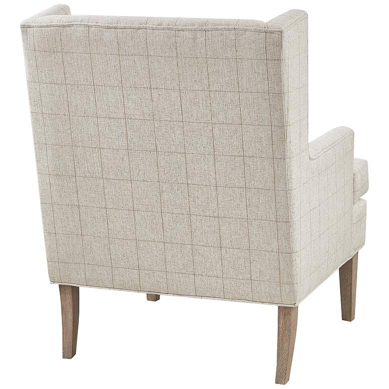 Image 5 Martha Stewart Decker Beige Fabric Accent Armchair more views