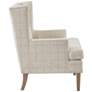 Martha Stewart Decker Beige Fabric Accent Armchair