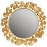 2_Martha Stewart Eden Gold 30 1/2" Ginkgo Leaf Wall Mirror