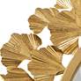 4_Martha Stewart Eden Gold 30 1/2" Ginkgo Leaf Wall Mirror more views