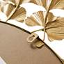 5_Martha Stewart Eden Gold 30 1/2" Ginkgo Leaf Wall Mirror more views