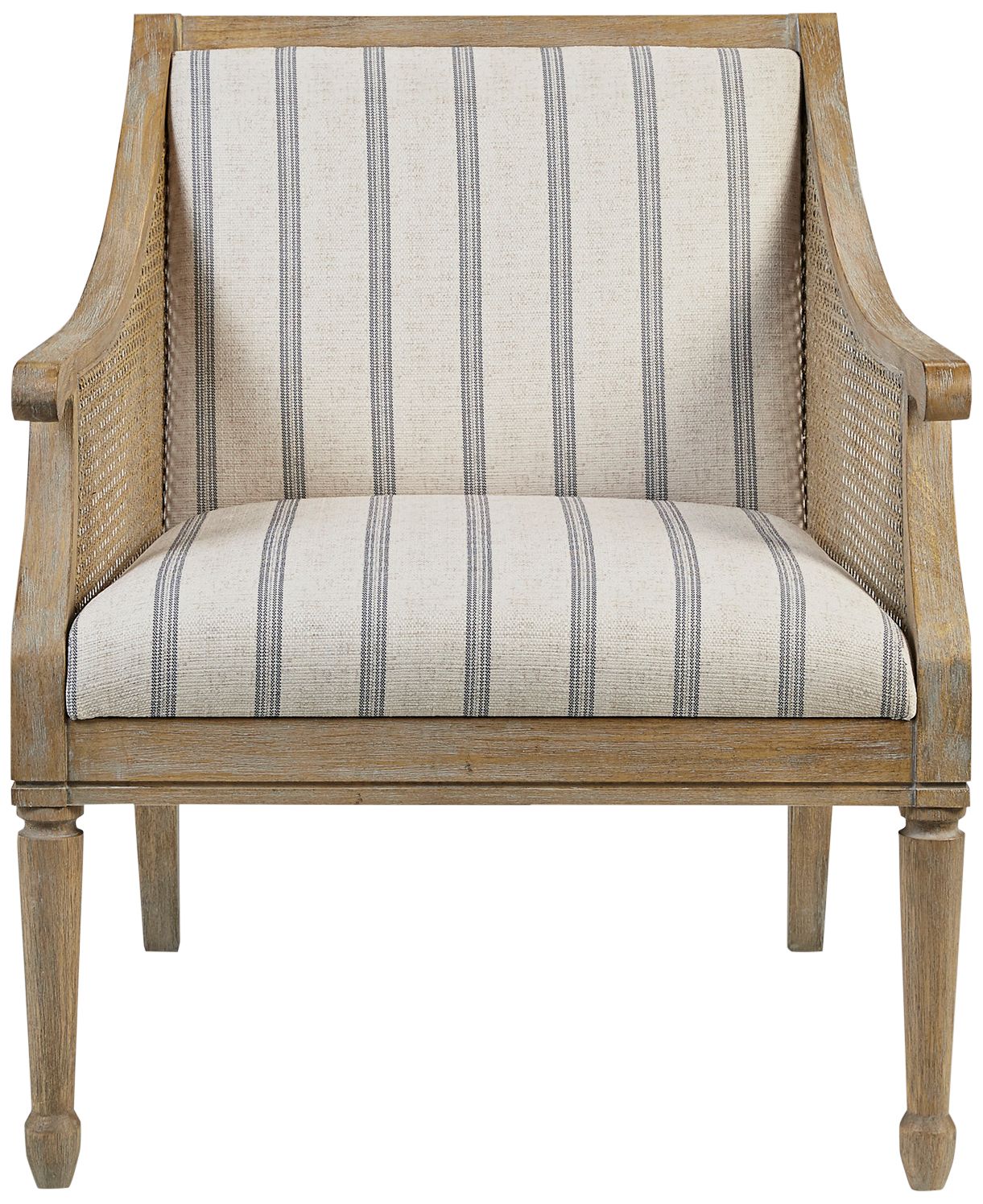 Martha Stewart Isla Beige Fabric Accent Armchair