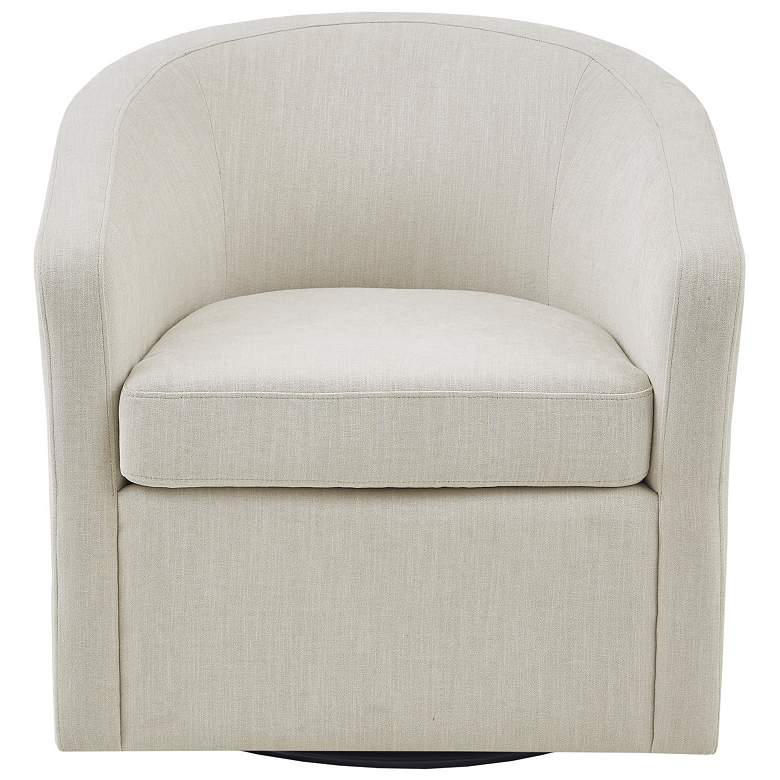 Image 1 Martha Stewart Ivory Amber Swivel Chair