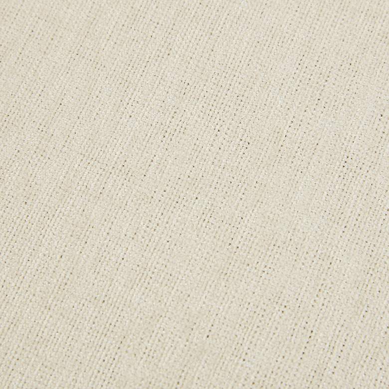 Image 4 Martha Stewart Jayco Cream Velvet Fabric Accent Chair more views