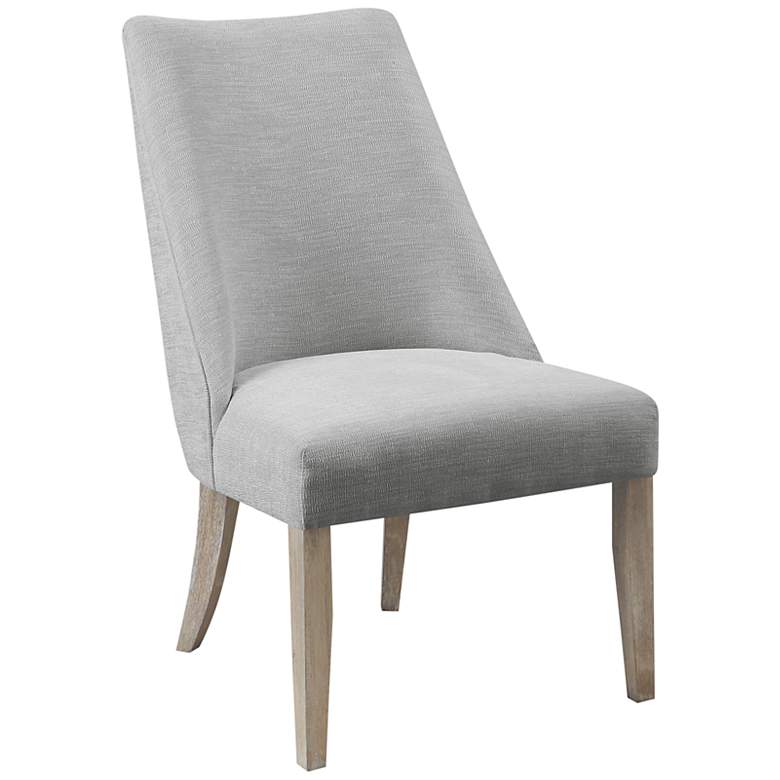 Image 1 Martha Stewart Light Grey Winfield Upholstered Dining chair Set of 2