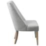 Martha Stewart Light Grey Winfield Upholstered Dining chair Set of 2