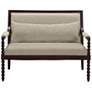 Martha Stewart Morocco Brown/Taupe Philippe Loveseat