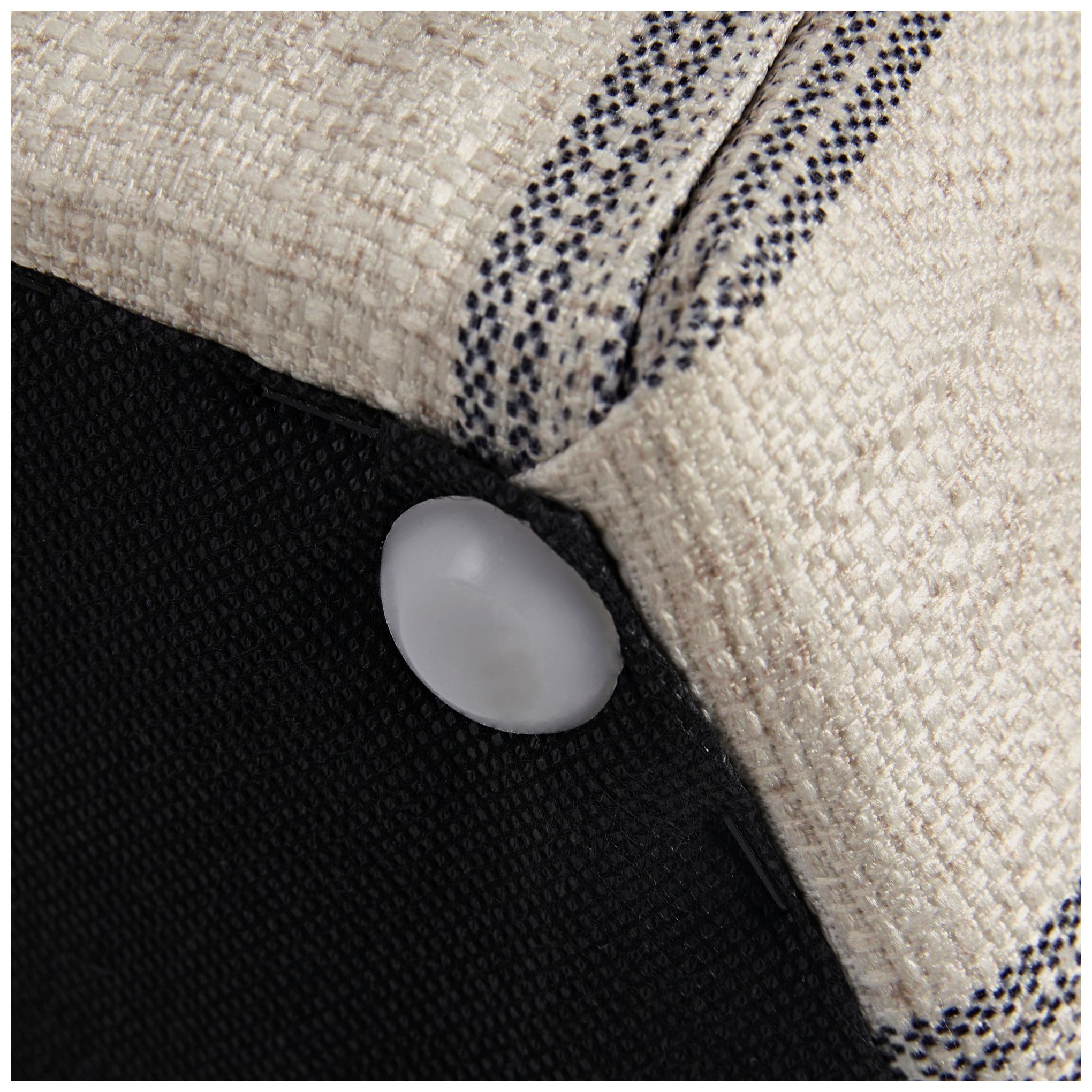 Image 3 Martha Stewart Natural Ellen Accent Ottoman more views