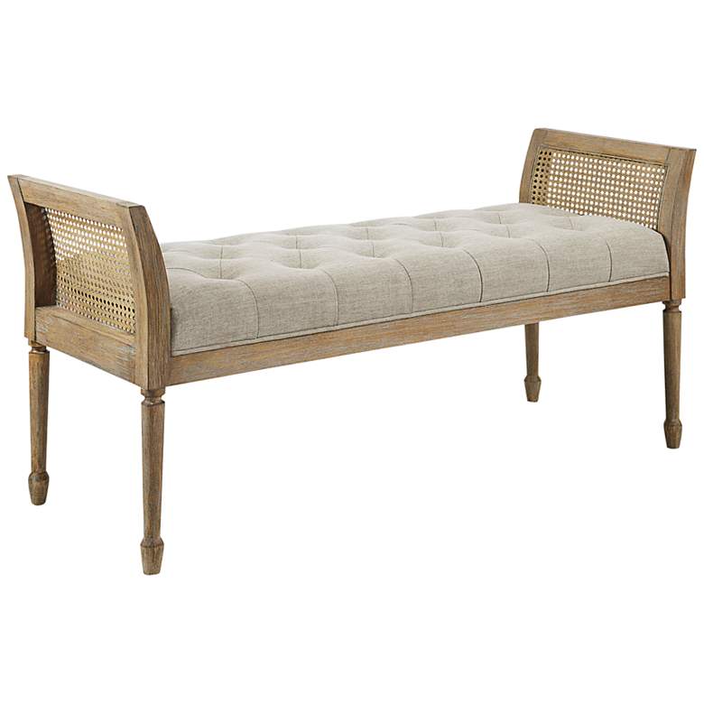 Image 1 Martha Stewart Natural Isla Accent Bench