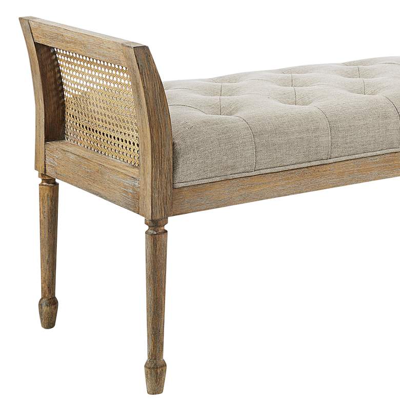 Image 3 Martha Stewart Natural Isla Accent Bench more views