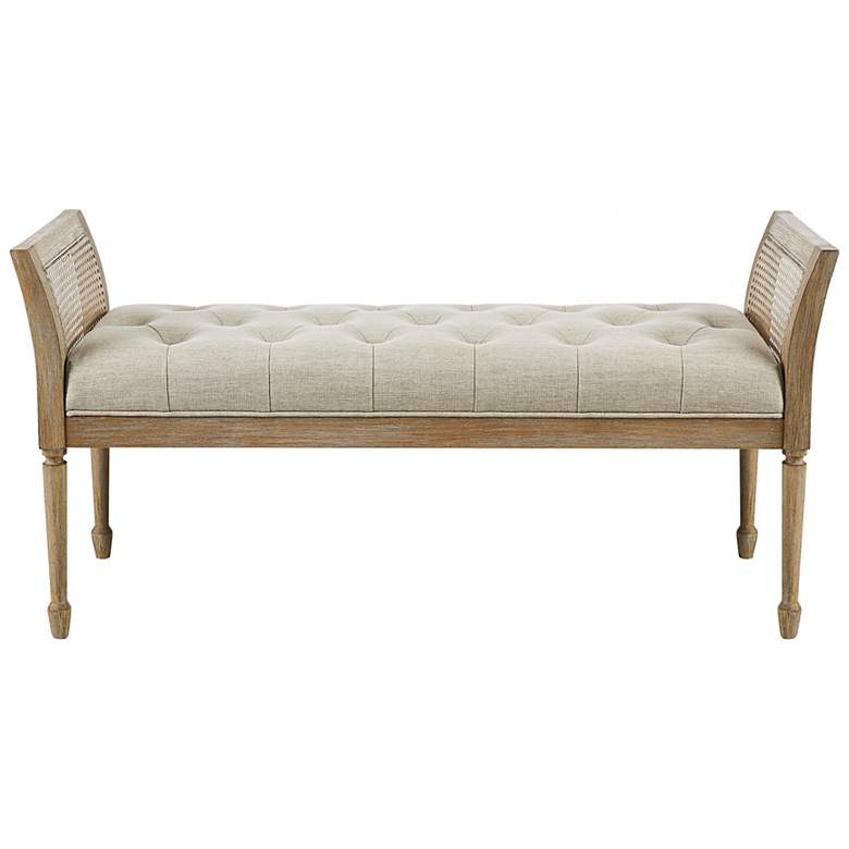 Image 4 Martha Stewart Natural Isla Accent Bench more views