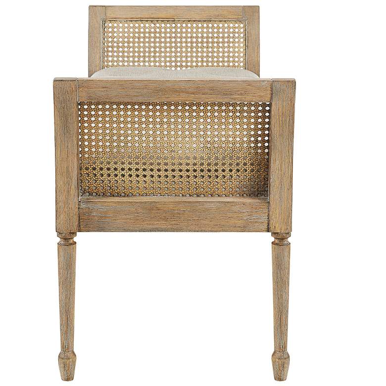Image 5 Martha Stewart Natural Isla Accent Bench more views