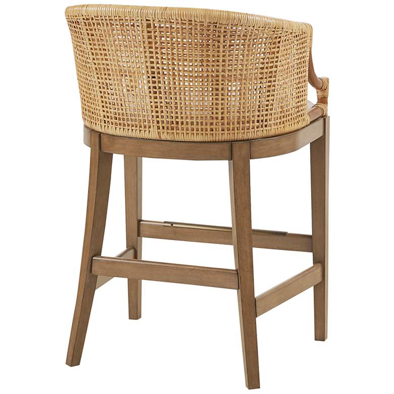 Image 3 Martha Stewart Playa 25" Natural Rattan Counter Stool more views