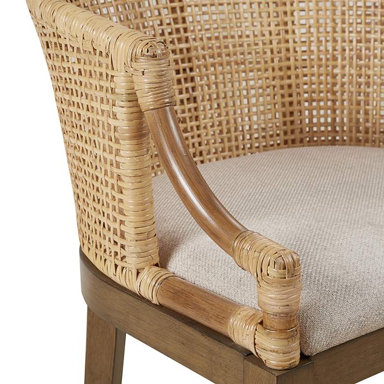 Image 5 Martha Stewart Playa 25" Natural Rattan Counter Stool more views