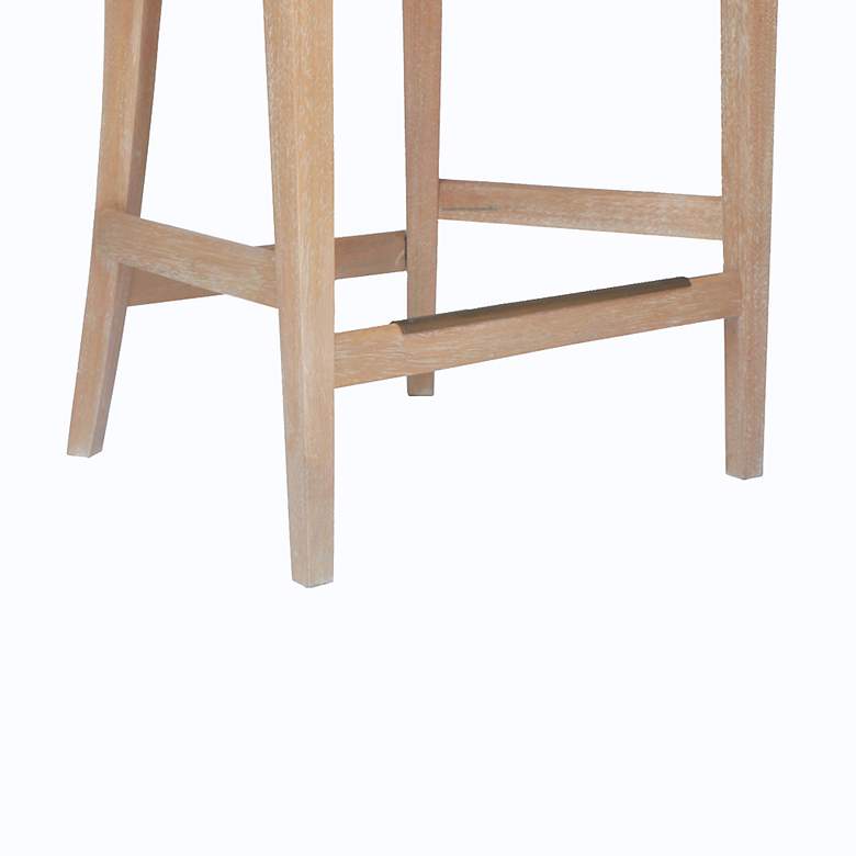 Image 5 Martha Stewart Playa Natural Whitewash Handcrafted Rattan Counter Stool more views