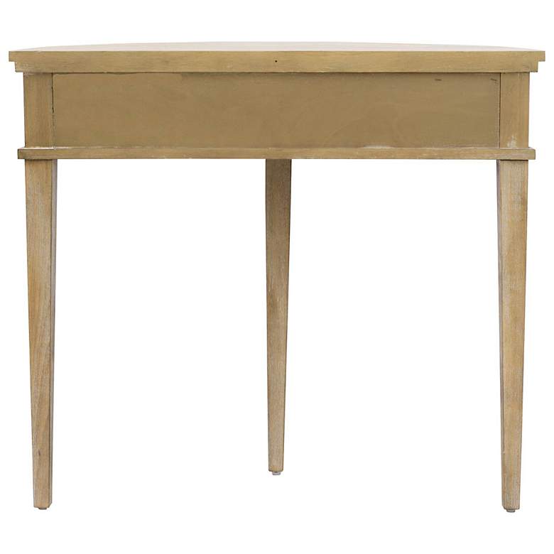 Image 4 Martha Stewart Reclaimed Wheat Crestview Storage Console Table 36"W more views