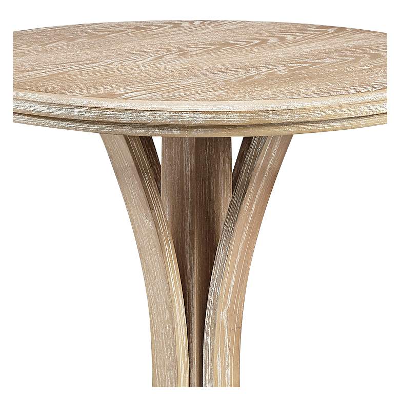 Image 4 Martha Stewart Reclaimed Wheat Fatima Round Accent Table more views