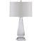 Martha Stewart Venetian Cloud 30" High Glass Table Lamp
