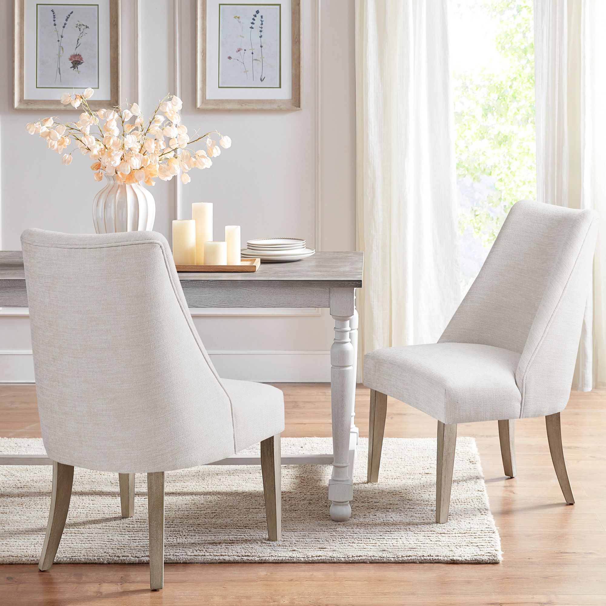 Ivory dining 2024 room chairs