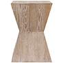 Martil 14" Wide Distressed Oak Wood Modern Side Table