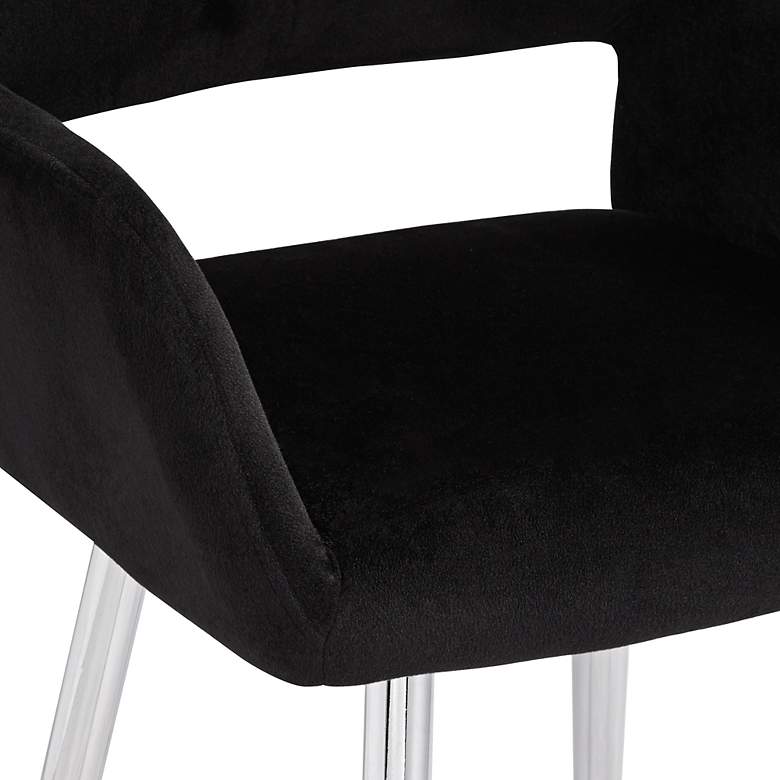 Image 4 Martin Black Fabric Dining Chairs Set of 2 more views