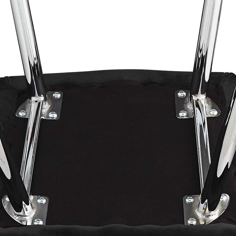 Image 5 Martin Black Fabric Dining Chairs Set of 2 more views