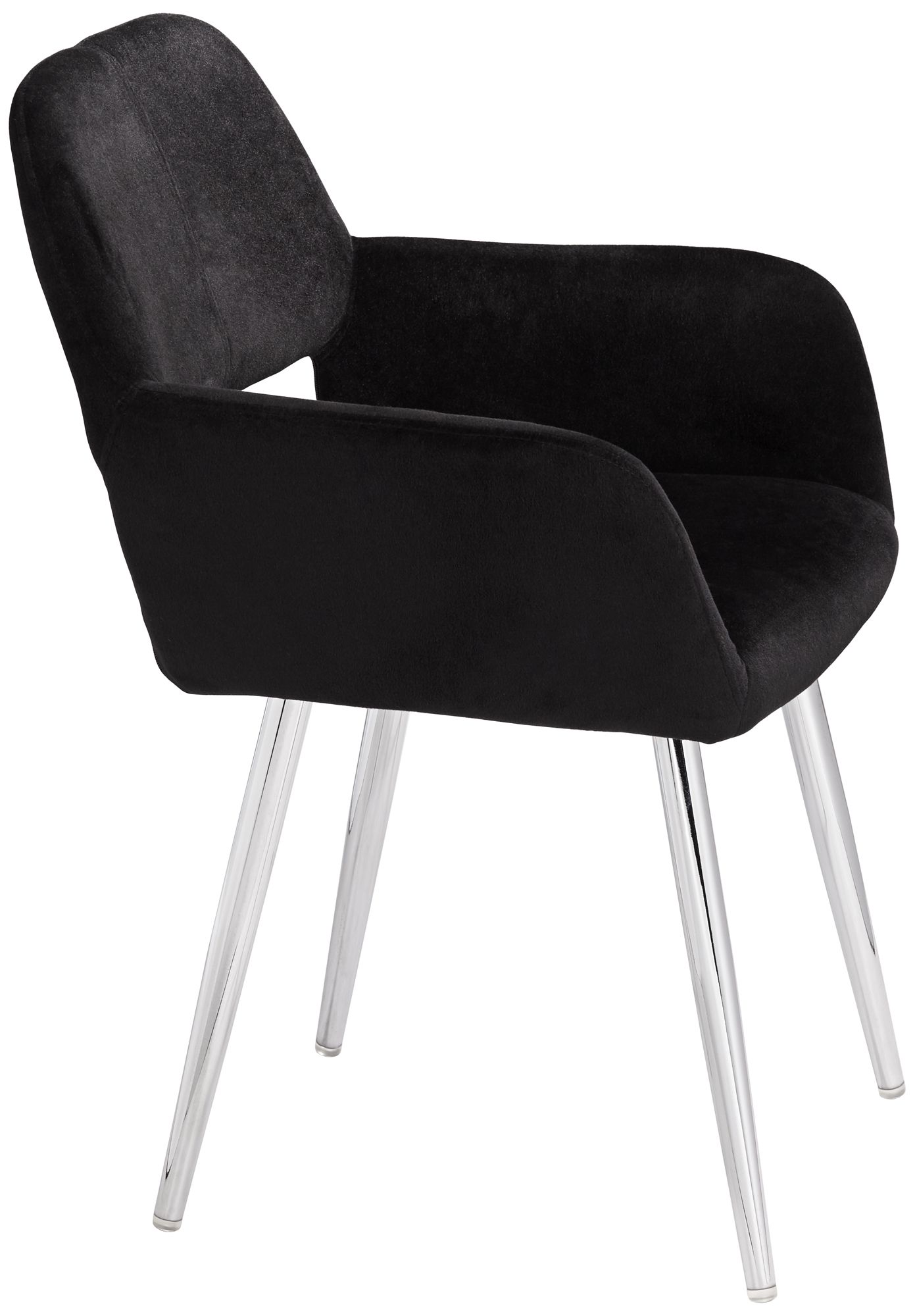 Martin Black Fabric Dining Chairs Set of 2