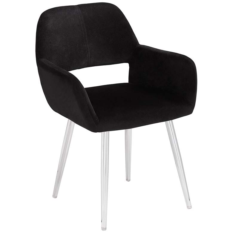 Image 2 Martin Black Fabric Modern Dining Chair