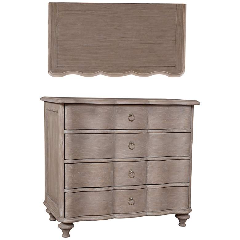 Image 1 Martinet Hand-Rubbed Finish 4-Drawer Chest