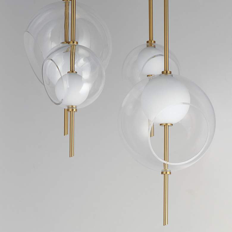Image 2 Martini 4-Light LED Pendant Natural Aged Brass more views