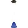 2_Martini 7 1/4" Wide Oil-Rubbed Bronze LED Mini Pendant more views